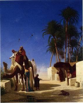 unknow artist Arab or Arabic people and life. Orientalism oil paintings  411 China oil painting art